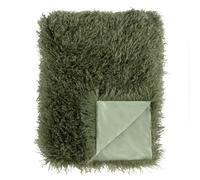 furn. Furn Rowan Faux Fur Throw, Khaki, 130 X 180Cm