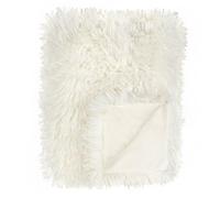 Furn Rowan Polyester Filled Faux Fur Cushion Ecru, Cream