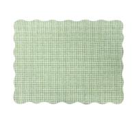 Furn Sage Scallop Quilted Bedspread 265 x 265cm - Size: 265 x 265 x 1cm - Wilko