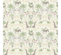 Furn Serengeti Wallpaper - Natural - One Size - Natural - 100% Mixed