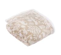 furn. Skandi Woodland Throw - Scandinavian Woodland Animal Sherpa Fleece Blanket (Sable - 140x180cm)