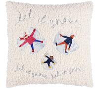 furn. Snow Angels Polyester Filled Cushion (Snow - 43x43cm)