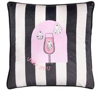 furn. Spooky Spritz Feather Filled Cushion (Pink - 45x45cm)