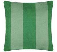 furn. Deck Stripe Green Woven Polyester Filled Outdoor Cushion 59 x 59cm - Wilko