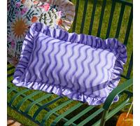 Furn Summer Solstice Wiggly Stripe Outdoor Cushion In Violet Violet