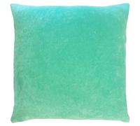 Furn Tanda Velvet Square Cushion Cover - Mint/Pink - One Size - Mint/Pink - 100% Cotton