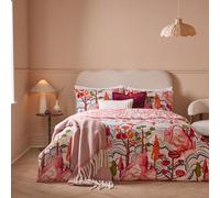furn. Terra Nova Duvet Cover Set - Reversible Abstract Woodland Mountain Mushroom Scene Bedding Set (Multicolour - King)