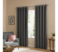 furn. The Ultimate Velvet Eyelet Curtains (Grey-229x229cm)
