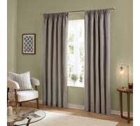 furn. The Ultimate Velvet Pencil Pleat Curtains (Silver-229x229cm)