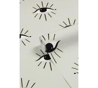 Furn Theia Abstract Foiled Printed Wallpaper in Pale Grey Furn Pale Grey