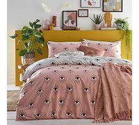 furn. Theia Duvet Cover Set - Double - Blush