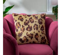 furn True Leopard Print Cushion - Beige - 43x43cm