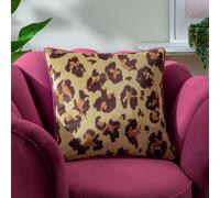 furn True Leopard Print Cushion - Beige - 43x43cm