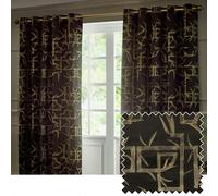 Furn Ultimate Faux Suede Eyelets Blackout Curtains - Petrol - 168cm x 183cm - Petrol - 100% Polyester