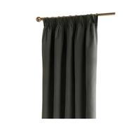 Furn Ultimate Velvet Eyelet Curtains - Charcoal - 168cm x 137cm - Charcoal - 100% Polyester