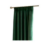 Furn Ultimate Velvet Eyelet Curtains - Emerald - 229cm x 183cm - Emerald - 100% Polyester