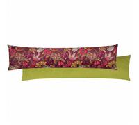 Furn . Viranai Exotic Floral Draught Excluder in Cerise Furn Cerise
