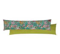 furn. Viranai Exotic Floral Velvet Draught Excluder Case Case, 20 x 92cm, Lake Blue
