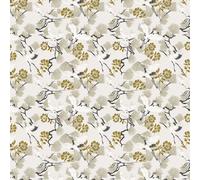 Furn. Demoiselle Natural Beige Botanical Printed Wallpaper