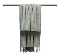 Furn Weaver Throw with Herringbone Design - Grey - One Size - Grey - 100% Acrylic