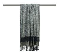 Furn Weaver Throw with Herringbone Design - Navy - Navy - One Size