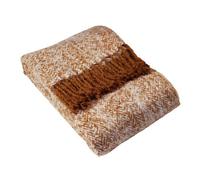 furn. Weaver Gold Herringbone Throw 130 x 180cm - Size: 180 x 130cm - Wilko
