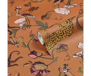 Furn Wildlings Wallpaper - Warm Sienna - One Size - Warm Sienna - 100% Mixed