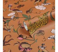Furn Wildlings Wallpaper - Warm Sienna - One Size - Warm Sienna