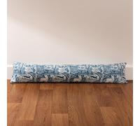 Winter Woods Animal Velvet Draught Excluder Cover Furn Midnight One Size