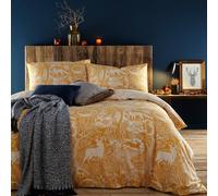 furn. Winter Woods Duvet Cover Set, Ochre, 200 x 200 cm