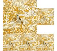 furn. Winter Woods Animal Printed Wallpaper, Ochre (Pack of 5)