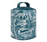 Furn Winter Woods Animal Doorstop - Winter Woodland Animal Design Fabric Weight for Doors (Winter Woods - Midnight Blue)