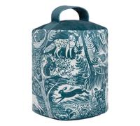 Furn Winter Woods Animal Doorstop - Winter Woodland Animal Design Fabric Weight for Doors (Winter Woods - Midnight Blue)