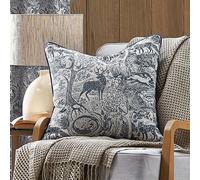 Furn. Winter Woods Jacquard Chenille Piped Cushion Cover