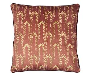 furn. Wisteria Feather Filled Cushion, Polyester, Sienna, 50 x 50cm