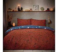 furn. Witchy Vibes Duvet Cover Set Rust Rust