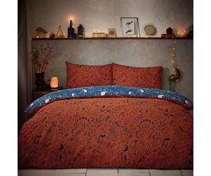 furn. Witchy Vibes Halloween Reversible Duvet Cover Set