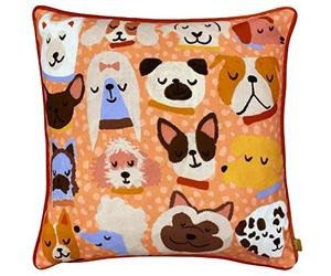 furn. Woofers Feather Filled Cushion, Polyester, Multi