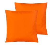 furn. Wrap Outdoor Cushions (Twin Pack), Orange, 43 x 43cm