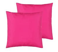furn. Wrap Outdoor Polyester Filled Cushions (Twin Pack), Polyester, Pink