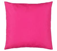 furn. Wrap Plain Garden Outdoor Cushion - UV Resistant Water Resistant Polyester Filled (Pink - 43x43cm)