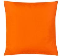 furn. Wrap Plain Garden Outdoor Cushion - UV Resistant Water Resistant Polyester Filled (Orange - 43x43cm)