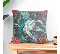 furn. Wylder Abyss Octopus Chenille Feather Rich Filled Cushion