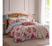 Wylder Nature Wylder Claudia Floral Ruffle Super King Duvet Cover Set Multicolour, Multi