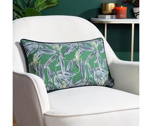 furn. Wylder Ebon Wilds Nkiru Piped Feather Rich Filled Cushion