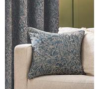 furn. Wylder Grantley Jacquard Piped Cushion Cover, Wedgewood