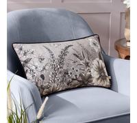 furn. Wylder Harlington Gardenia Floral Piped Feather Rich Filled Cushion