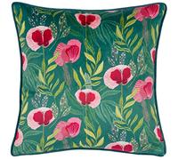furn. Wylder House Of Bloom Poppy Feather Filled Cushion (Teal - 43x43cm)
