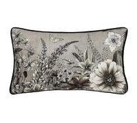 furn. Wylder Nature Harlington Gardenia Floral Piped Polyester Filled Cushion