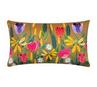 Wylder Nature House Of Bloom Celandine Outdoor Boudoir Cushion Saffron Yellow